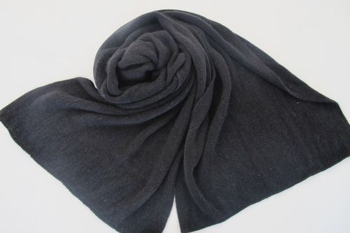 100%腈纶仿羊绒经编白坯后染纯色围巾,桐庐厂家生产销售